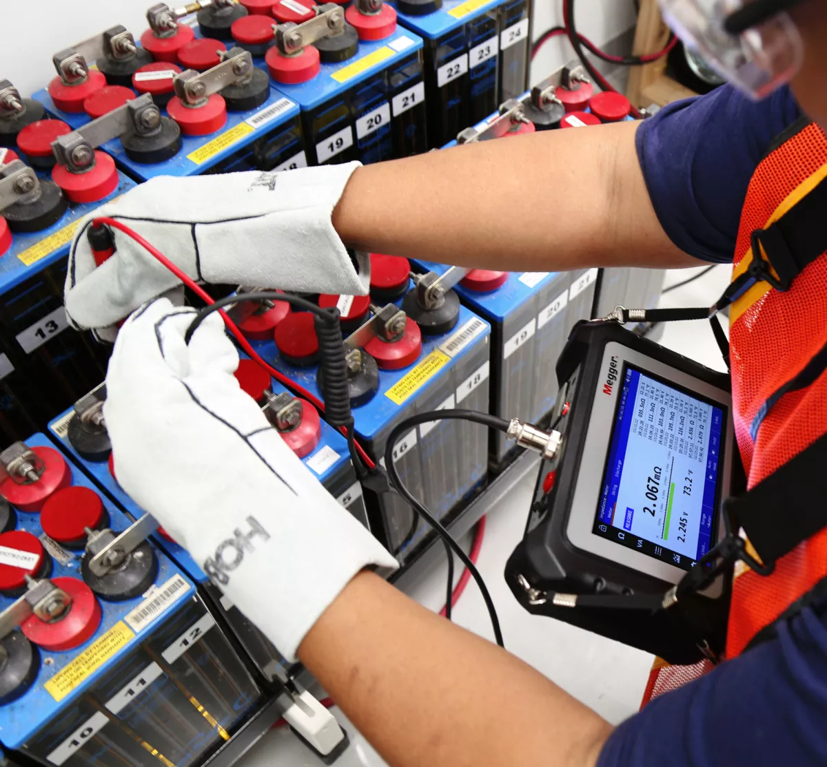 Battery testers and power quality